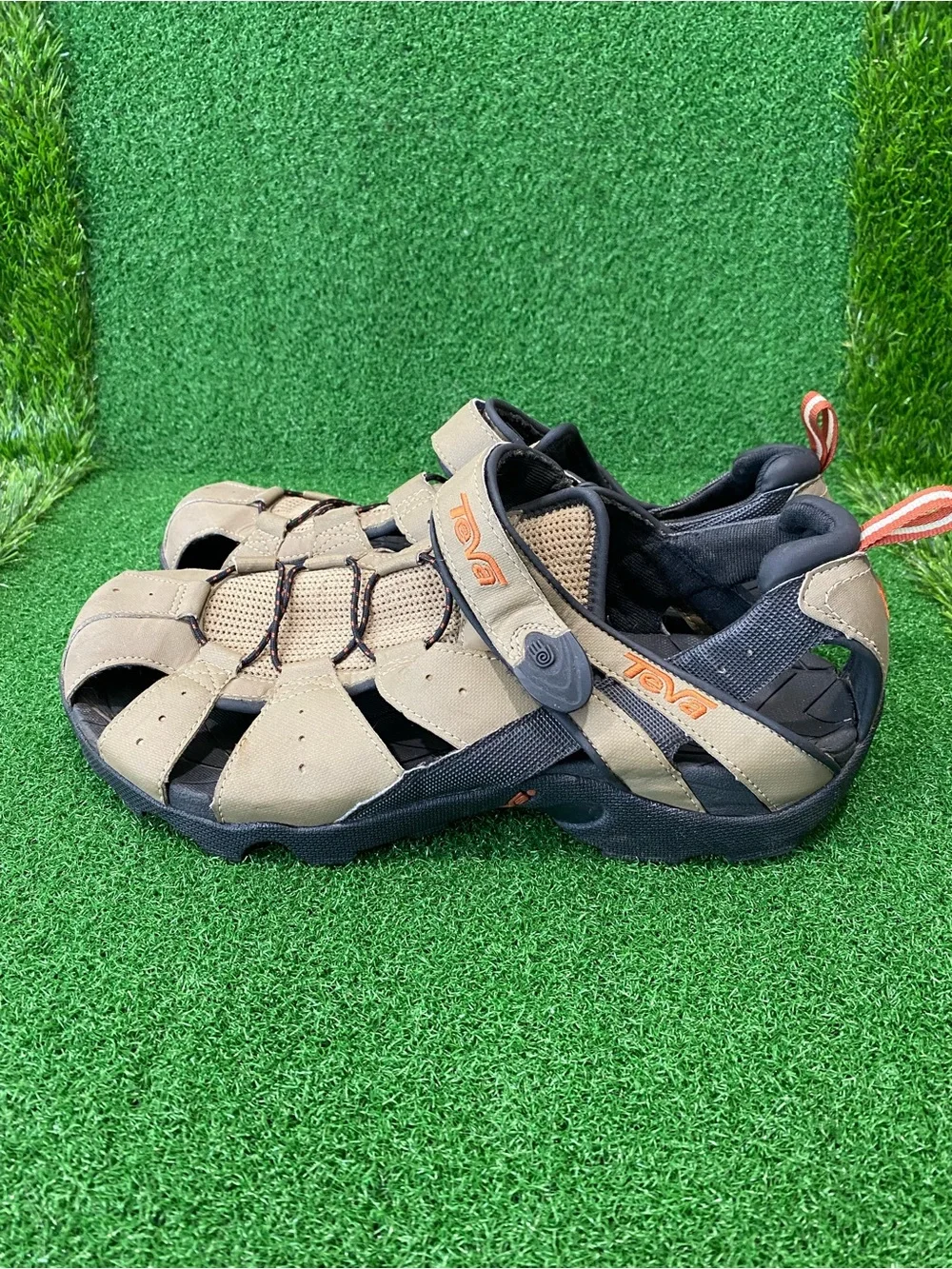 Teva Deacon Fisherman Sandals Khaki Sport Water Hiking Sz 11 Men’s  Jun 026)